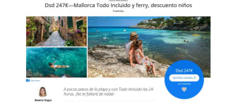 Estancia de 5 días Mallorca Todo Incluido y ferry