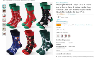 Pack 6 pares calcetines Navideños por 8,49€