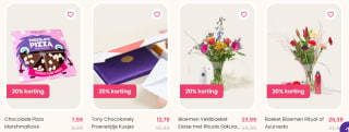 20% korting op moederdagcadeaus bij Hallmark
