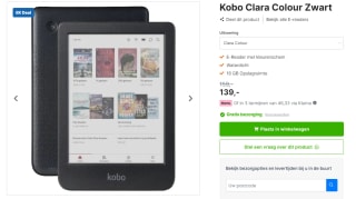 Kobo Clara e-reader (kleur) nu voor €119 via Expert