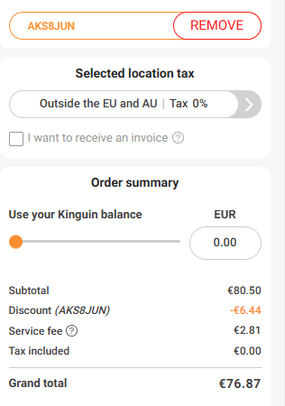 Xbox giftcard van €100 voor €76,87 dmv code bij Kinguin