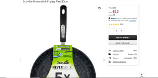 Scoville Neverstick 30cm Frying Pan - £13