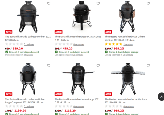 Bastard barbecues met 20% korting bij Intratuin
