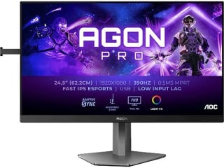 Monitor gaming AOC AG256FS, 24.5" Full-HD, 390 Hz, 1 ms GtG, 0.3 ms MPRT por 364€