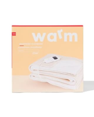 elektrische deken fleece 160x130 voor €38,49 bij de Hema