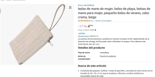 Bolso de mano de mujer, por 4,99€