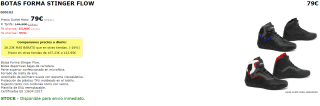 Botas de Moto Forma Stinger Flow. por 79€