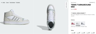 Tenis Adidas Turnaround Mid por $895