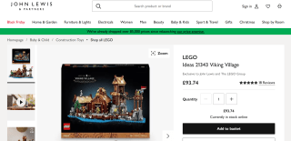 LEGO Ideas 21343 Viking Village – £93.74