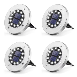 Luces Solares para Jardín 12 LEDs 4 Piezas Solpex por solo 11,99€