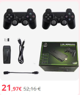 Consola retro de videojuegos M8 21,97€