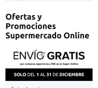 Ofertas y Promociones con Envío gratuito en Carrefour.