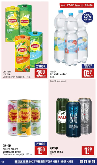 Chupa Chups blikjes 2 stuks voor 1,50 euro