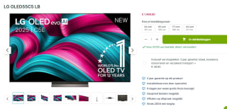 LG OLED evo C56 55" Zwart voor €1.498 bij Plasmavisie