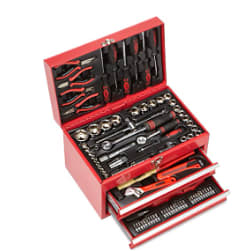 Caja de herramientas Mannesmann con 155 piezas a 84.70€