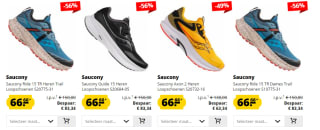 Diverse Saucony hardloopschoenen voor €66,66 bij Sport Korting