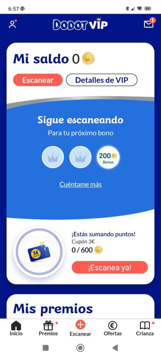 Gratis paquete pañales Dodot con 58 pañales