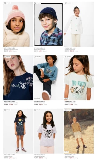 Springfield Kids desde 3,99€ en Fifty.
