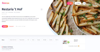 Tijdelijk 10% korting bij Restaria 't Hof via Bistroo