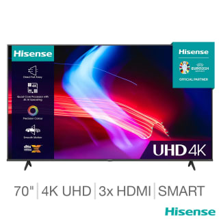 Hisense 70A6KTUK 70" 4K UHD Smart TV - £569.98