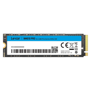 Disco Duro M.2 Lexar NM610 PRO 2TB NVMe PCIe Gen3x4