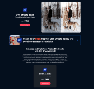 ON1 Effects 2023 Complemento de software de efectos fotográficos Gratis