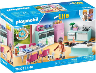 PLAYMOBIL My Life Keuken met eethoek voor €22,74 bij Amazon