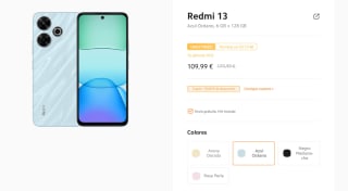 Xiaomi Redmi 13 de 6GB/128GB por 99,99€