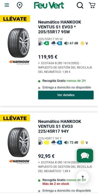 Hasta 100€ en cheque carburante o recarga eléctrica con Hankook.