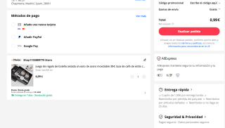 Juego de botella térmica + 2 tazas por solo 0,99€ Nuevos usuarios