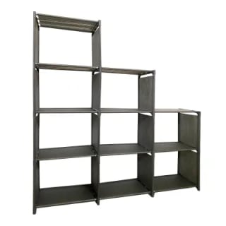 Estantería Modular de 3-5 Alturas 9 Huecos PVC/Tela por 9,71€