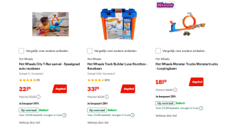 Tot 60% korting op het Formule 1 & race assortiment bij Bol