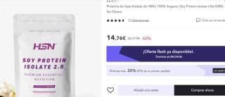 Proteína de soja HSN 2KG por 14.76€