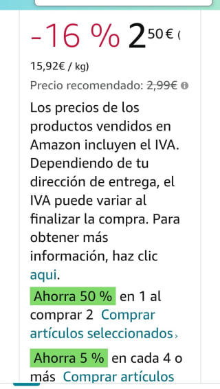 Pack de 2 Colacao Mini Galletas Bañadas 157g por 3,61€.