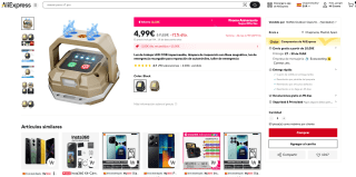 Luz de trabajo LED COB impermeable lámpara de inspección con Base magnética luz de emergencia por solo 3,77€