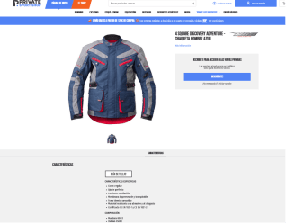 Chaqueta de moto 4 SQUARE DISCOVERY ADVENTURE por 62,99€