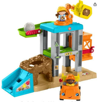 Juguete de Fisher-Price Little People Aprende construcción Muñecos con accesorios de juguete por 21,89€