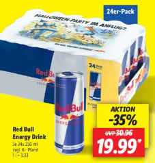 [DUITSLAND] 24x 25cl Red Bull voor €19,99 bij Lidl