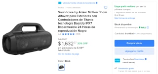 Altavoz Soundcore by Anker Motion Boom por $1,633 en Mercado Libre