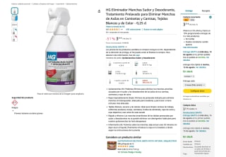 Eliminador HG Manchas de sudor y desodorante por solo 3,53€