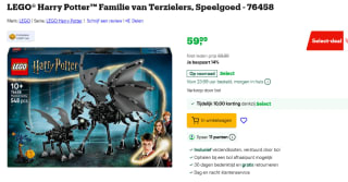 LEGO Harry Potter Familie van Terzielers voor €59,99 met Bol select