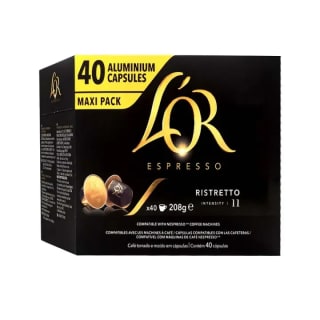 L'OR Ristretto 40 cápsulas compatibles con Nespresso® por 8.33€