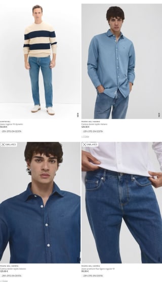 Hasta -50% y 25% en Nueva Colección desde Cortefiel.