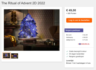 The Ritual of Advent 3D (2022) voor €69 + 1000 INGpunten