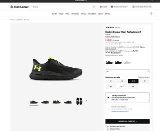 Under Armour Hovr Turbulence 2 Hombre por solo 45€