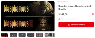 Blasphemous + Blasphemous 2 Bundle por $11 en Nintendo Argentina