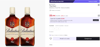 Ya es viernes cervecita, Ginebra, Whisky y mas a precios de locura