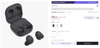 Samsung Galaxy Buds 2 Pro Auriculares inalámbricos por 87,31€ (cuenta nueva por 75,31€)