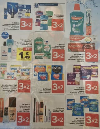 Promoción 3x2 y 2x1 Folleto Carrefour del 24 de mayo - 10 junio 2024