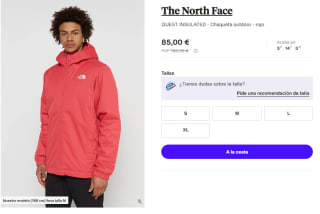 Chaqueta de Hombre The North Face QUEST INSULATED por 76.5€